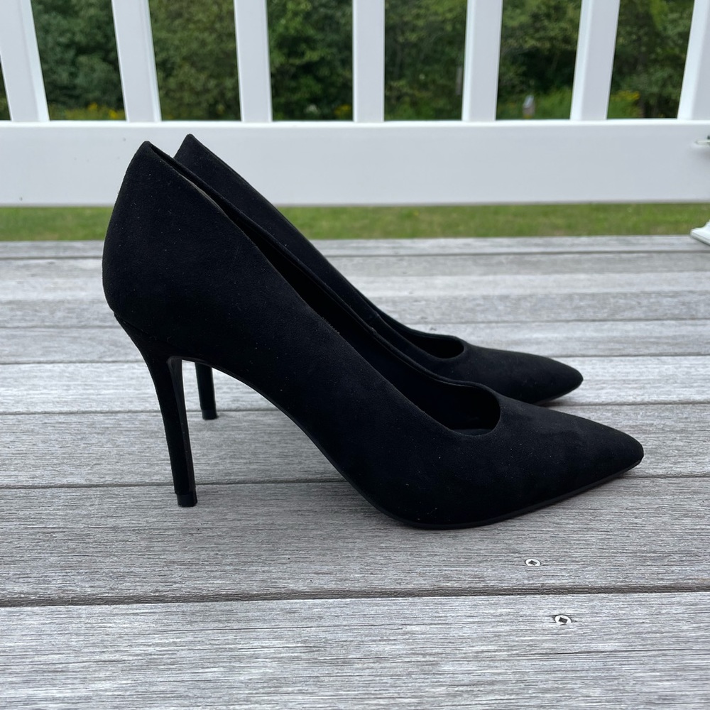 Black Suede Heels